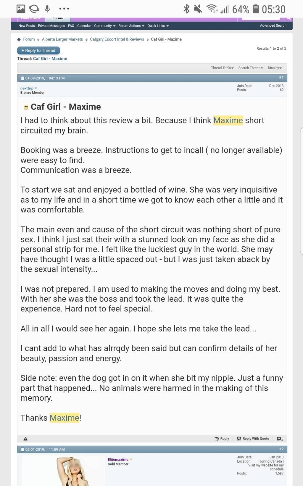 Classy All natural HIGH ENERGY French Maxime|